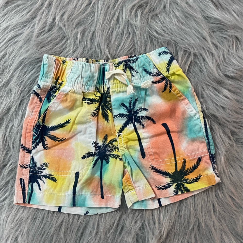 ☀️Garanimals Multicolor Palm Tree shorts